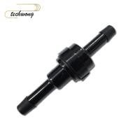 ราคา TECHWONG วาล์วตรวจสอบทางเดียว สีดํา Non Return Check Valve One way Valve One Way 1 8 3 16 1 4 Nylon Gas Liquid Air (45160266588)