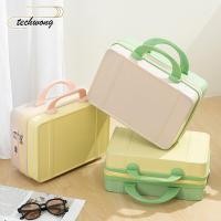 ราคา TECHWONG กระเป๋าเดินทาง 14 นิ้ว ABS มือพกพากระเป๋าเดินทาง คุณภาพสูง Mini Organizer กระเป๋าเก็บขนาดเล็กสําหรับผู้หญิง (58009041210)