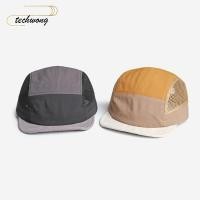 ราคา TECHWONG หมวกเบสบอลตาข่าย 5 แผง Retro Sun Visor หมวก Ultrathin แห้งเร็ว Breathable หมวกป้องกันรังสียูวีแบบปรับได้ Unisex (57559036154)