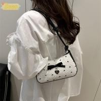 ราคา SEEO กระเป๋าสะพาย ซิปโบว์พิมพ์โบว์รักแร้กระเป๋า แฟชั่น Y2k Underarm Bag Women (49210613728)