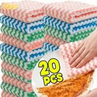 ราคา เซโอ 5 10 20ชิ้นครัวผ้าล้างจาน นํามาใช้ใหม่ปะการังกํามะหยี่ผ้าไมโครไฟเบอร์ ง่ายฟองสูงดูดซับหนาครัวเรือนเช็ดผ้าขนหนูหม้อและชามทําความสะ (44760948354)