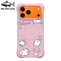 ราคา เคสไอโฟน ซิลิโคนสีชมพู แม่เหล็ก ลายชุดสติกเกอร์หมีพักผ่อนหลายโปส ขอบคลื่นป้องกันกระแทก สำหรับ iphone17 16 15 14 13 12 11 (46161744585)