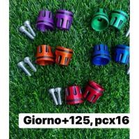 ราคา Giorno ปลายแฮนด์ ทูโทน V 1 Giorno จีออโน่ Pcx160 มิเนียมแต่งสี พร้อมน็อตเลส ทูโทนเลเซอร์ สำหรับ Giorno ตรงรุ่นใส่ได้เลย (52209581157)