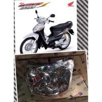 ราคา ไฟหน้าเวฟ100 05 จานฉายWAVE100 05 ไฟหน้าWAVE100รุ่นยูบ็อก รุ่น2ตา รถคาร์บูร (57410227584)