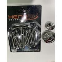 ราคา น็อตแคร้งซ้ายขวาหัวเฟือง W125 ปิดจานไฟดอกไม้ เซ็ทใหญ่ msx Wave125SR i เลสสีเงิน (46409388140)