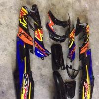 ราคา 0ชุดสีแด้สตัวใหม่ดำล้วน พร้อมแปะลาย DASH new (20804824890)