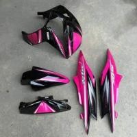 ราคา 0ชุดสีมีโอ115 MIO Z รุ่นไฟ2ตา ชมพู ดำ เปลือกABS เกรดA แปะสติ๊กเกอร์เคลือบเงาแท้ (21304801263)