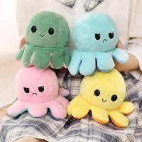 ราคา ตุ๊กตาปลาหมึกกลับด้านได้ตุ๊กตาพลิกสองด้านของเล่นตุ๊กตาปลาหมึกยักษ์ตุ๊กตาชีวิตทางทะเลของขวัญเด็ก (17866965652)