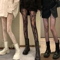 ราคา คลาสสิก Lolita Hollowed Out ลูกไม้ตาข่ายถุงน่อง Bottomed Pantyhose Hot Tights ญี่ปุ่น Lolita Retro ดอกไม้หวายสีขาวถุงน่อง (56858727791)