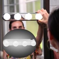 ราคา โคมไฟกระจกแต่งหน้า LED 4 หลอด ติดตั้งง่าย สีขาว (12492139920)