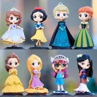 ราคา ตกแต่งเค้กเจ้าหญิง Mermaid Anna Elsa Belle Ariel Rapunzel Cinderella Sofia Snow White Mulan Action Figure ของเล่นเด็กหญิงของขวัญวันเกิด (22568522188)