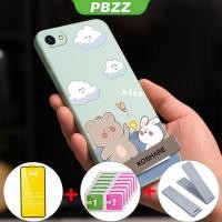 ราคา PBZZ 3 in 1 สําหรับ OPPO F1S F7 F5 a31 a71 a71k A37 A39 A57 A83 เคสโทรศัพท์ Softcase ซิลิโคนกันกระแทกดีไซน์ใหม่ความงามพร้อมที่วางและฟิล์มนุ่ม YTMCBZJXX01 (29692952961)