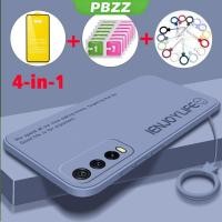 ราคา PBZZ FREE กระจกนิรภัยปลอก vivo y12s vivo y12a vivo y20 vivo y20s vivo y20i vivo y20s g เคสโทรศัพท์พร้อม Tempered Softcase Silicone Protector เคสกันกระแทก ดีไซน์ใหม่ YTMZM01 (29750329702)