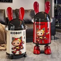 ราคา SALVO ถังขยะฝาปิด เหยียบถังขยะ มีล้อ ถังขยะน่ารักสำหรับห้องนั่งเล่นและครัว แบบเหยียบพร้อมฝาปิด มีล้อ (45905814546)