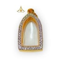 ราคา กรอบพระ กรอบพระรอด กรอบพระทรงรูปหล่อ และพระทรงขนาดใกล้เคียง ทองสูตรอิตาลี หลังเรียบขัดเงา (42472457369)