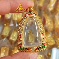 ราคา กรอบพระ กรอบพระหลวงพ่อเดิม กรอบพระหลวงพ่อโสธร ทองสูตร ลงยาลายไทย No 052 (25042546202)