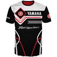 ราคา เสื้อยืดลําลอง แขนสั้น พิมพ์ลาย Yamaha Racing 3 มิติ ทรงหลวม สําหรับผู้ชาย (20351243141)