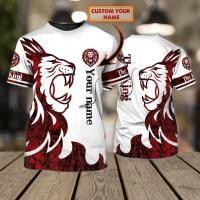 ราคา เสื้อยืดลําลอง พิมพ์ลายสิงโต 3 มิติ แฟชั่นฤดูร้อน สําหรับผู้ชาย และผู้หญิง (17286721620)