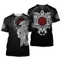 ราคา เสื้อยืดแขนสั้นลําลอง พิมพ์ลาย Viking Odin Fenrir Wolf Tattoo 3 มิติ แฟชั่นฤดูร้อน สําหรับผู้ชาย และผู้หญิง (21051245117)