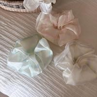 ราคา scrunchy สไตล์เกาหลี ขนาดใหญ่ สำหรับผม ระดับพรีเมียม นุ่มสบาย สี gradient รุ้ง เครื่องประดับผม (49458045708)