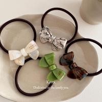 ราคา Kovoi ยางรัดผม แบบยืดหยุ่น ทนทาน สีทอง ประดับโบว์อะซิเตท สําหรับผู้หญิง (24619835361)