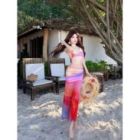 ราคา Gwenny M XL Island Vacation 2026 ใหม่บิกินี่ Gradient ตาข่ายชุดยาวชุดว่ายน้ําเซ็กซี่ชุดว่ายน้ําวันหยุดของผู้หญิง (49459831262)