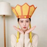 ราคา ประสิทธิภาพ Prop Tang Sanzang หมวกออกแบบการ์ตูนมงกุฎพระจีนสําหรับคอสเพลย์ปาร์ตี้ (57809324825)