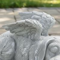 ราคา ความสงบดูนอนแมวแองเจิลรูปปั้นมือวาดตกแต่งบ้านทนต่อสภาพอากาศสําหรับชั้นวางหนังสือ (57009012288)