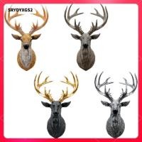 ราคา Srydyxgs2 3D กวางหัวรูปปั้นประติมากรรมรูปแกะสลักติดผนังหน้าอกศิลปะแขวนเรซิ่นเครื่องประดับ Faux สําหรับสํานักงานโรงแรมบ้านห้องนอนตกแต่ง (53161824913)