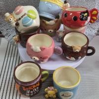 ราคา แก้วช็อตกาแฟ แก้วช็อตแฟนซีลายน่ารักๆ (53655465000)