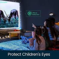 ราคา SAMSUNG Dream โปรเจคเตอร์ขนาดเล็กแบบพกพา 1920 1080P HDโปรเจคเตอร์Home Cinema Outdoor Camping ProjectionสําหรับSamsung Xiaomi IPad Androidลดราคา (53161659366)