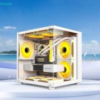ราคา Dream 270 องศาแก้วPCกรณีโปร่งใสDeskputer TowerสําหรับM ATX ITXเมนบอร์ดSSD 7 Air Coolingแฟน 320 มม กราฟิกการ์ดลดราคา (48812008935)