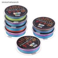 ราคา IMMO X8 Strands Braided PE สายตกปลา 100M Abrasion ทนเส้นถักประสิทธิภาพสูง Strong Smooth PE สายตกปลา TH (55607263815)