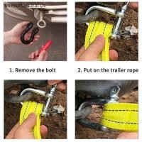 ราคา IMMO 4 5 เมตรเชือกลากจูงสําหรับ Tru Snatch สายคล้อง Off road ลากจูงเชือก Trailer Winch เข็มขัดสายรถ Traction TH (49307110713)