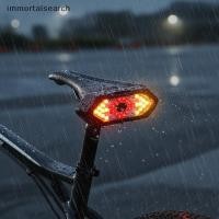 ราคา IMMO จักรยานไฟเลี้ยวด้านหลังไร้สาย LED USB ชาร์จไฟท้ายรีโมทคอนโทรลไฟเตือนสําหรับจักรยานอุปกรณ์เสริมความปลอดภัย TH (44331597991)