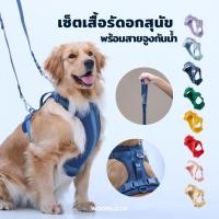 ราคา Woofella Walk Kit เซ็ตเสื้อรัดอกพร้อมสายจูง สายจูงสุนัขใหญ่ สายจูงรัดอกสุนัข (21734870965)