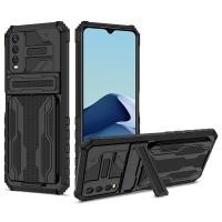 ราคา VIVO Y11 Y12 Y12A Y12S Y15 กรณีกันกระแทกเกราะสําหรับ VIVO Y17 Y20 Y20i Y12A Y20S Y53S Y72 ช่องใส่การ์ดผู้ถือกรณี (42616616406)