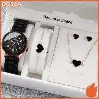 ราคา GGSLA 5 6ชิ้น หรูหรานาฬิกาผู้หญิงแหวน เนซ ต่างหูสร้อยข้อมือชุดแฟชั่นหัวใจผีเสื้อเครื่องประดับสุภาพสตรีควอตซ์นาฬิกาข้อมือใ (45561739630)