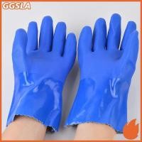 ราคา GGSLA PVC ถุงมือยางอุตสาหกรรม Anti Slip Thiening ป้องกันการกัดกร่อนเคมีทนต่อการสึกหรอถุงมือป้องกันแรงงานกันน้ําใหม่ (51806698526)