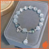 ราคา GGSLA แฟชั่นเกาหลีเลียนแบบโอปอลสร้อยข้อมือที่เรียบง่ายจี้สร้อยข้อมือ อิน มูนสโตนคริสตัลลูกปัดดวงจันทร์จี้สร้อยข้อมือเครื่องประดับของขวัญใ (50561132807)