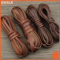 ราคา GGSLA 2m Vintage Cowhide หนังสายไฟรอบ แบนเชือก DIY สร้อยข้อมือ Nelace ถักหัตถกรรมเครื่องประดับทําอุปกรณ์เสริมใหม่ (49060791266)