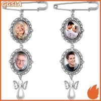 ราคา GGSLA ช่อดอกไม้แต่งงาน Photo Charm DIY Pin เข็มกลัดทําชุด Lacy กรอบ Charm กรอบรูปรูปไข่พร้อมจี้สําหรับวันหยุดหัวใจใหม่ (48211787964)