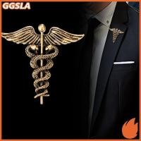 ราคา GGSLA แฟชั่น Retro Angel Wings Men Badge Pin เข็มกลัดงูปกเหรียญตกแต่งใหม่ (46560850994)