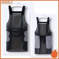 ราคา GGSLA ผ้ากันเปื้อนครัวกันน้ําในครัวเรือน PVC กันน้ํามันผ้ากันเปื้อนทํางานโปร่งใสผ้ากันเปื้อนทําความสะอาดสิ่งสกปรกใหม่ (51006698421)