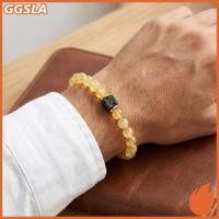 ราคา GGSLA Citrine สร้อยข้อมือแฮนด์เมด Unisex Good Lu ความมั่งคั่งเครื่องประดับหินของขวัญสําหรับคู่ธุรกิจใหม่ (51711991984)