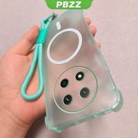 ราคา PBZZ สําหรับ honor X9C 5G X9A X9B x9c สมาร์ท 5G เคสโทรศัพท์ Softcase ซิลิโคนกันกระแทกใหม่ออกแบบความงามสี่มุม frosted กึ่งโปร่งใสพร้อมเชือกเส้นเล็ก BWDTGSBS02 (51750355597)
