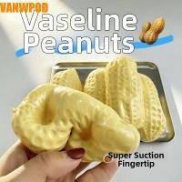 ราคา VANWPOD ของเล่นบีบถั่วลิสง ลูกบอลความเครียดถั่วลิสงที่สมจริงที่สร้างสรรค์ ของเล่นนวดตลกสีเหลืองผ่อนคลายไม่ Rebound Fidget ของเล่นตกแต่งบ้าน (47012015891)
