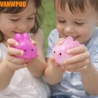 ราคา VANWPOD กระต่ายหยิก Le Squishy Bunny Rebound Squeeze Sensory ของเล่น สัมผัสแสงน่ารักหัวใจกระต่ายเปลี่ยนสีของเล่นเด็ก (45812013672)