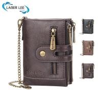 ราคา Laber Lee กระเป๋าสตางค์หนัง PU ใบสั้น แบบพับได้ ใส่บัตรเครดิตได้ สไตล์เรโทร สําหรับผู้ชาย (20042912770)