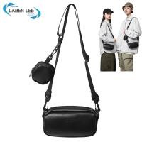 ราคา Laber LEE กระเป๋าสะพายไหล่ สะพายข้าง หนัง PU ทรงสี่เหลี่ยม ขนาดเล็ก สไตล์ญี่ปุ่น สําหรับผู้หญิง และผู้ชาย (18789309817)